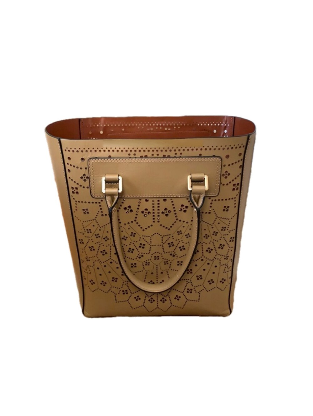 BCBG Tall Genuine Leather Tote
